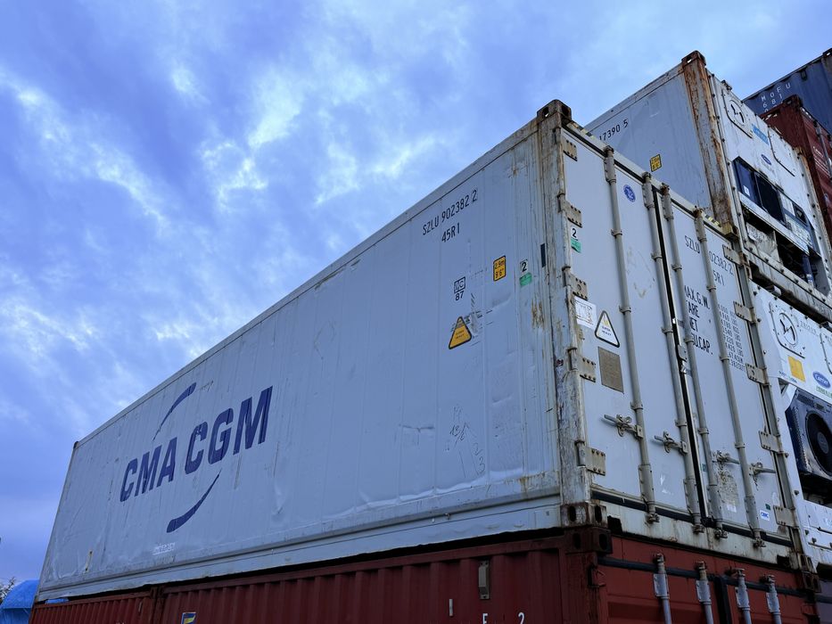 Kontener morski chłodniczy 40 RF, chłodnia, mroźnia, izoterma, -30c