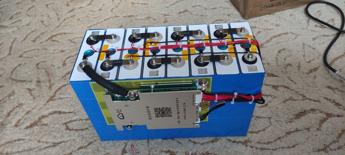 Батарея EVE Lifepo4 105A 24v 2700Wh bms JK 200A Новая!