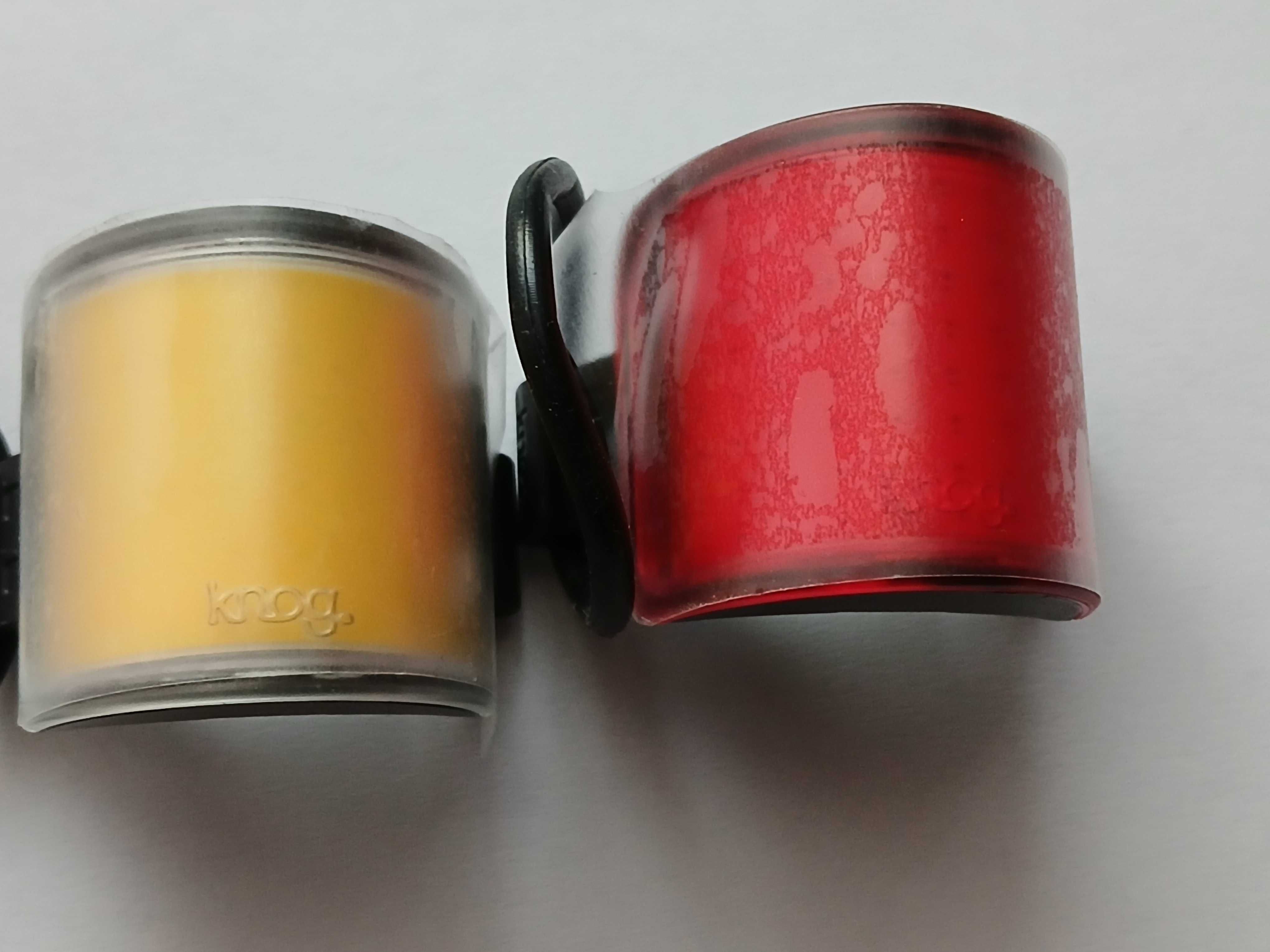 Knog Lil Cobber przód i tył*12186/7 *jedna gumka mocująca* OEM*nowe
