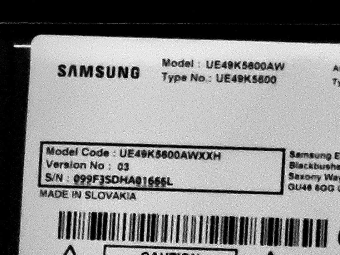 Telewizor Samsung 49" UE49K5800AW SmartTV Stan BDB
