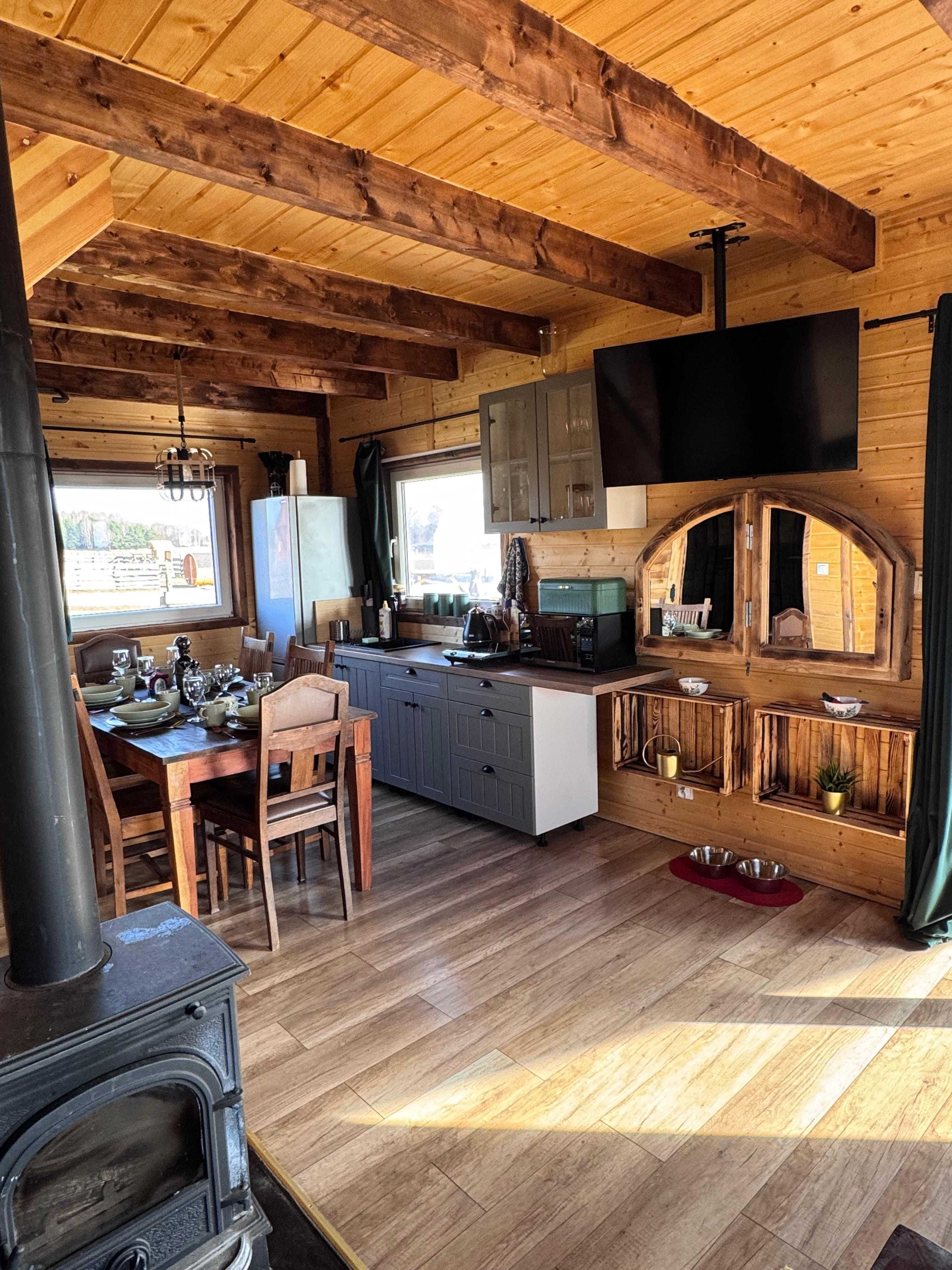Domki na Kaszubach , Jezioro ,  Balia , sauna , basen