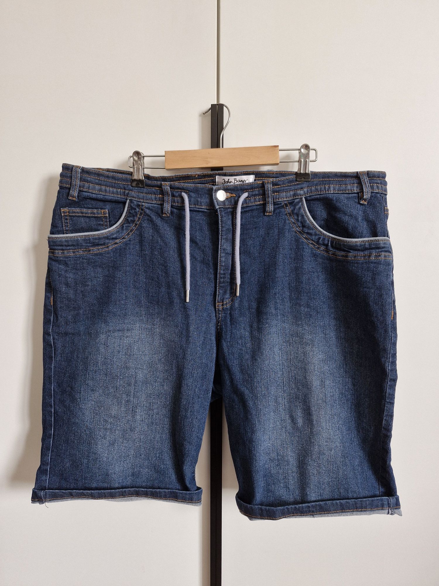 Spodenki szorty jeansowe Plus size Bonprix roz. 50