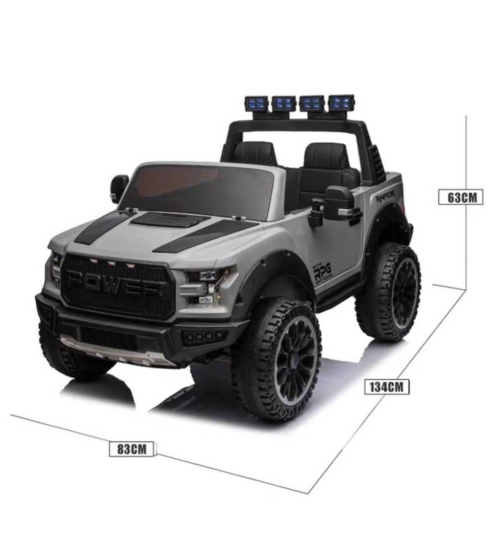 JEEP RAPTOR F150 4x4 auto na akumulator 12Ah PILOT KOŁA EVA SKÓRA