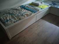 Cama branca 90x140