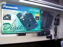 telefon bezprzewodowy panasonic dwie sluchawki DECT cyfral