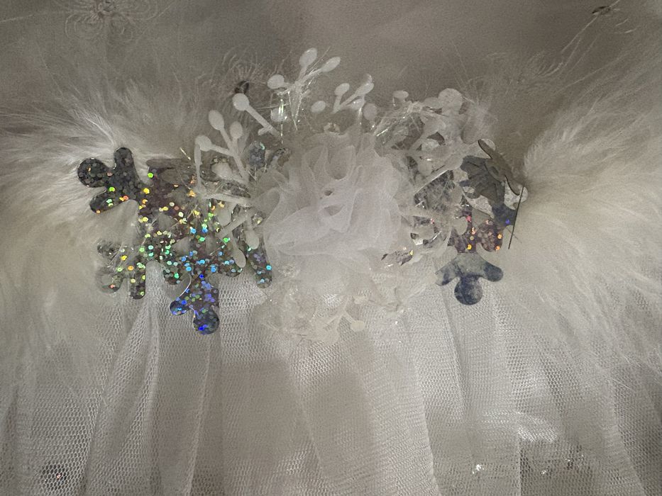 Плаття сніжинка на 2,5-3,5 рочки