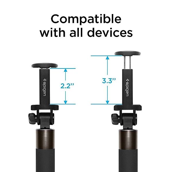Spigen S530W Wireless Selfie Stick Black