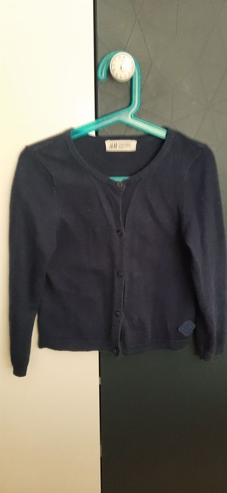 Sweterek granatowy H&M 110/116