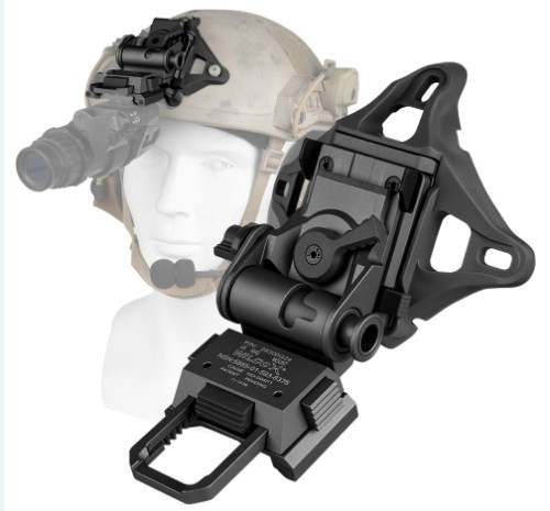 Кріплення для ПНВ на шолом WILCOX L4 G24 Low black /tan