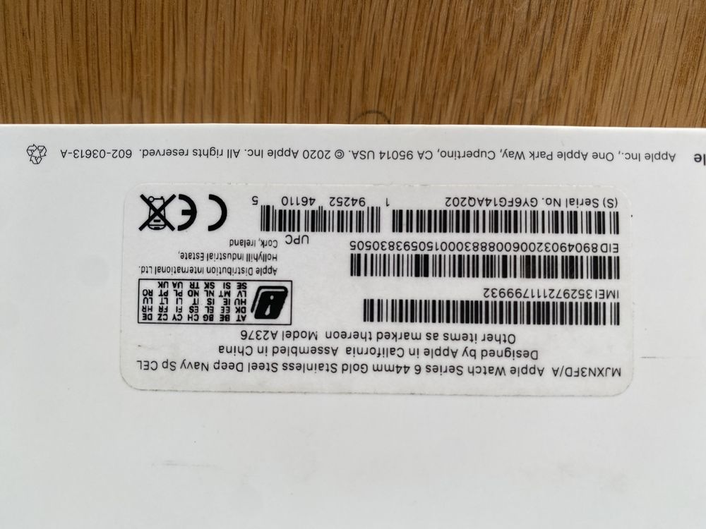 Apple watch 6 CEL