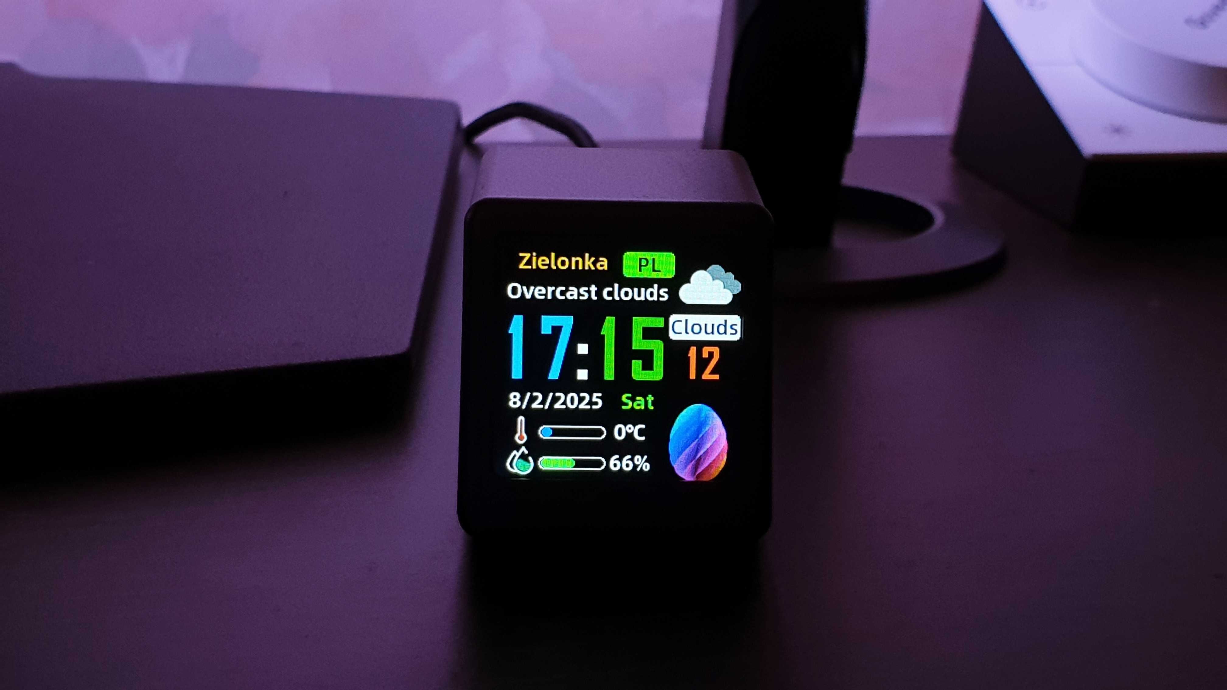 Метеостанція wi-fi Годинник Smart Weather Clock 2.0 Покращенная версія