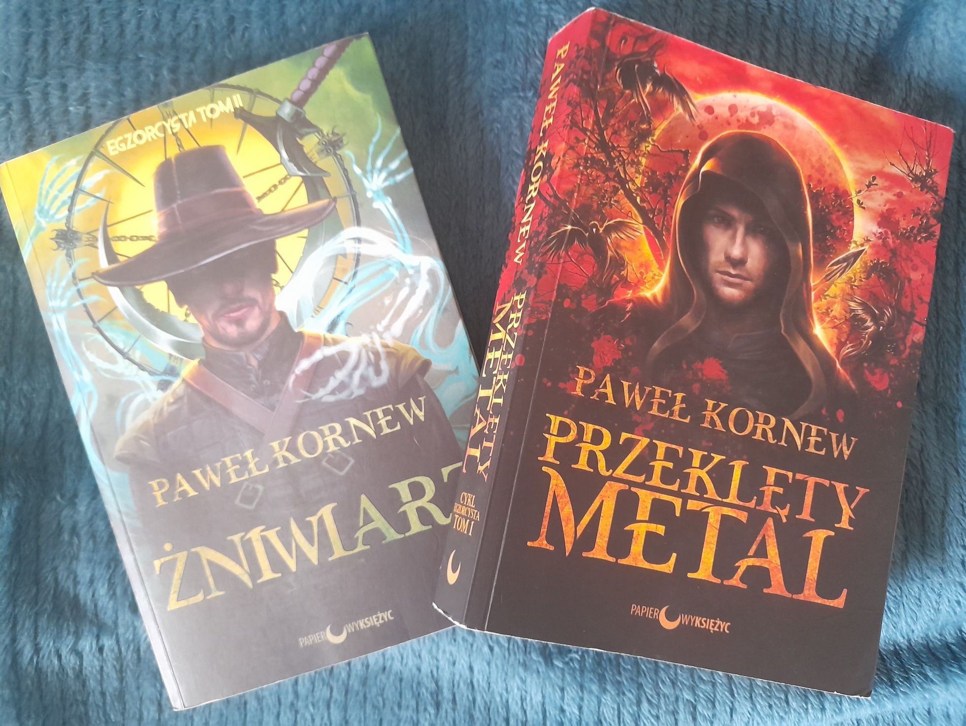 Zestaw 2 książek - Przeklęty metal i Żniwiarz - Paweł Kornew