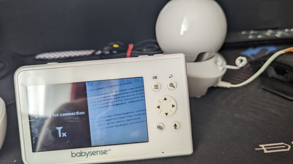 Babysense V43 Відеоняня 2 камери ,висока якість зображення ,нічна зйом