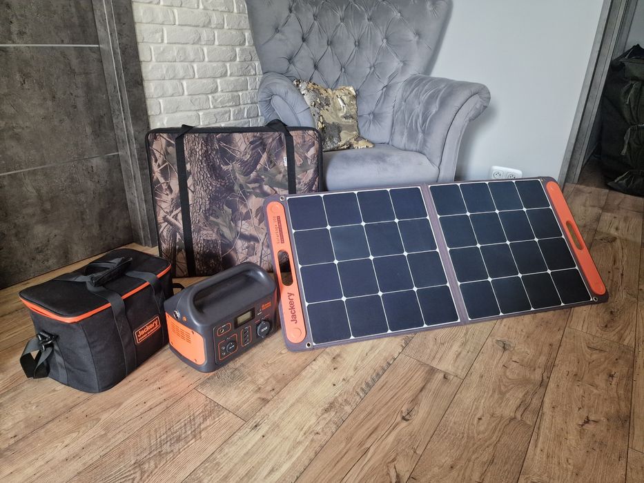 Komplet Jackery 500eu plus Jackery solar 100w