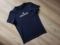 Koszulka chłopięca t-shirt 4F granatowy biały rozm. S