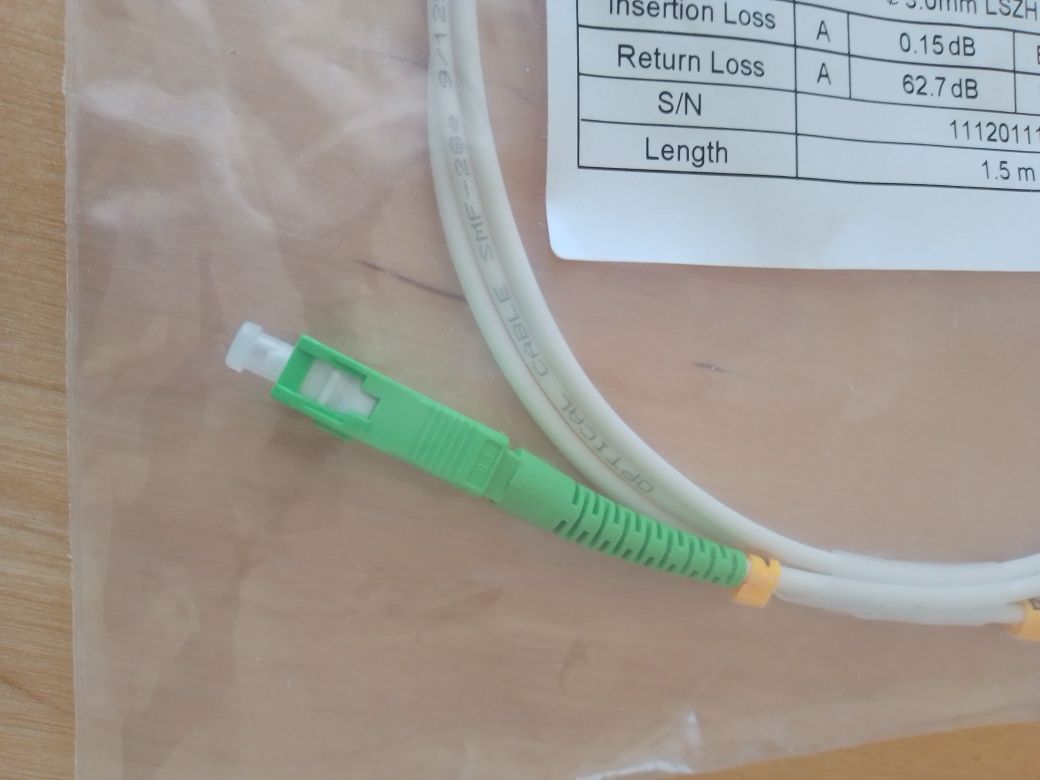 Patch Cord de fibra óptica