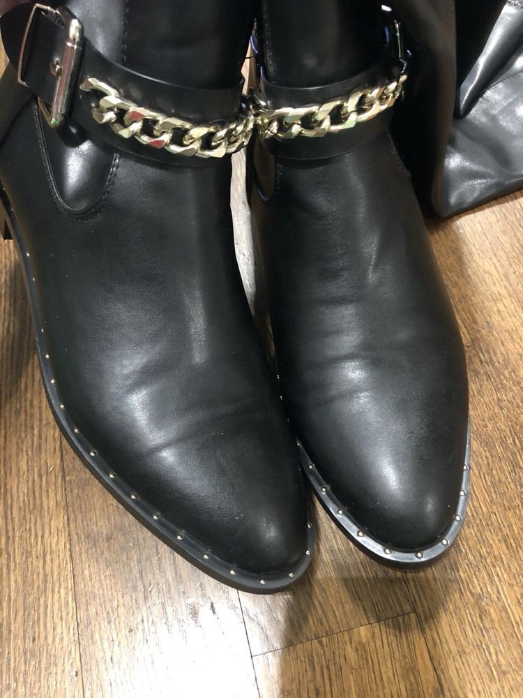 Ботфорти Zara, чоботи, сапоги, чулки