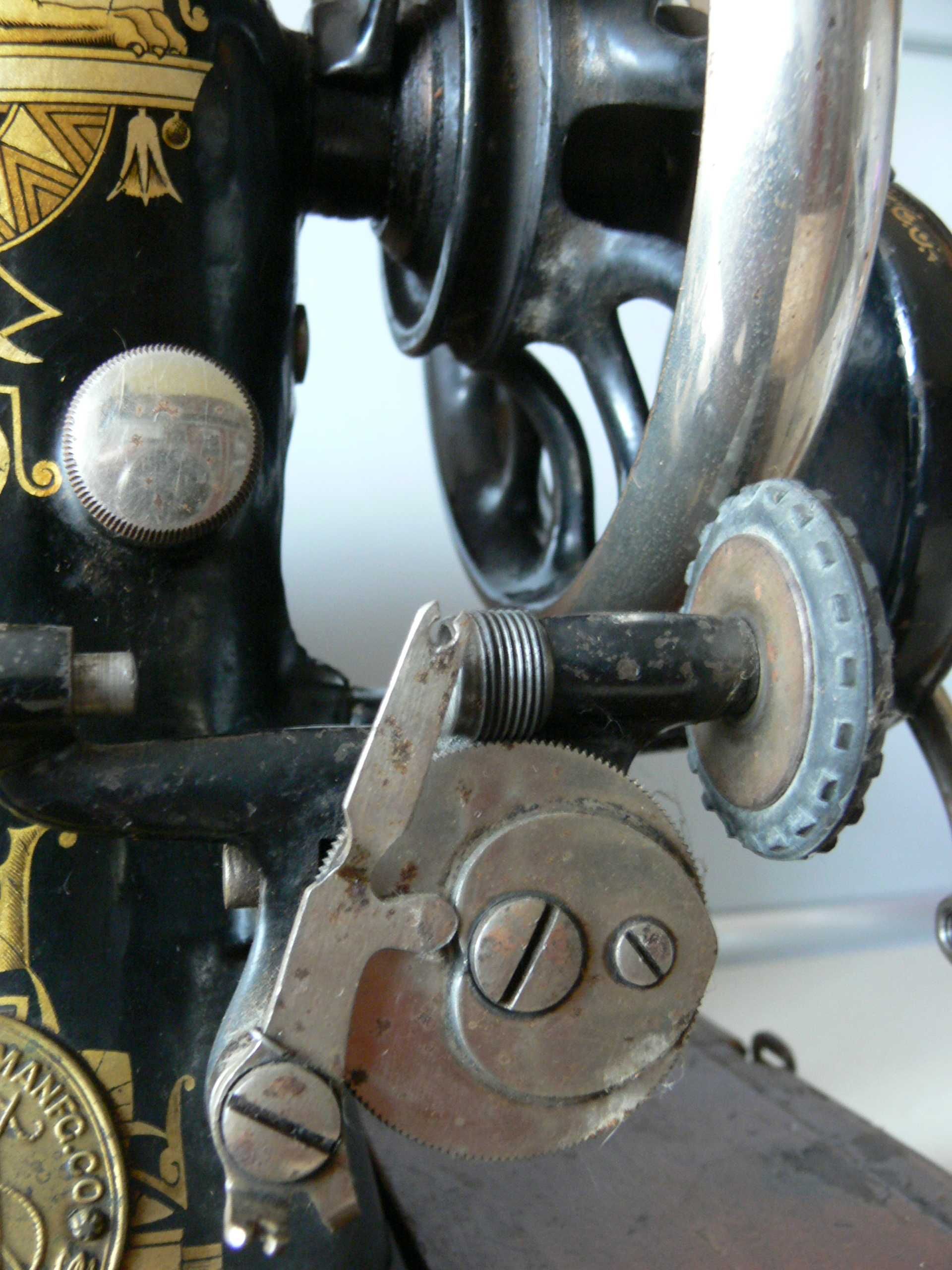 Singer Co Sphinx 27K 1911rok Clydebank antyk maszyna do szycia ręczna