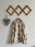 Bluza h&m 134/140 beżowa dinozaury