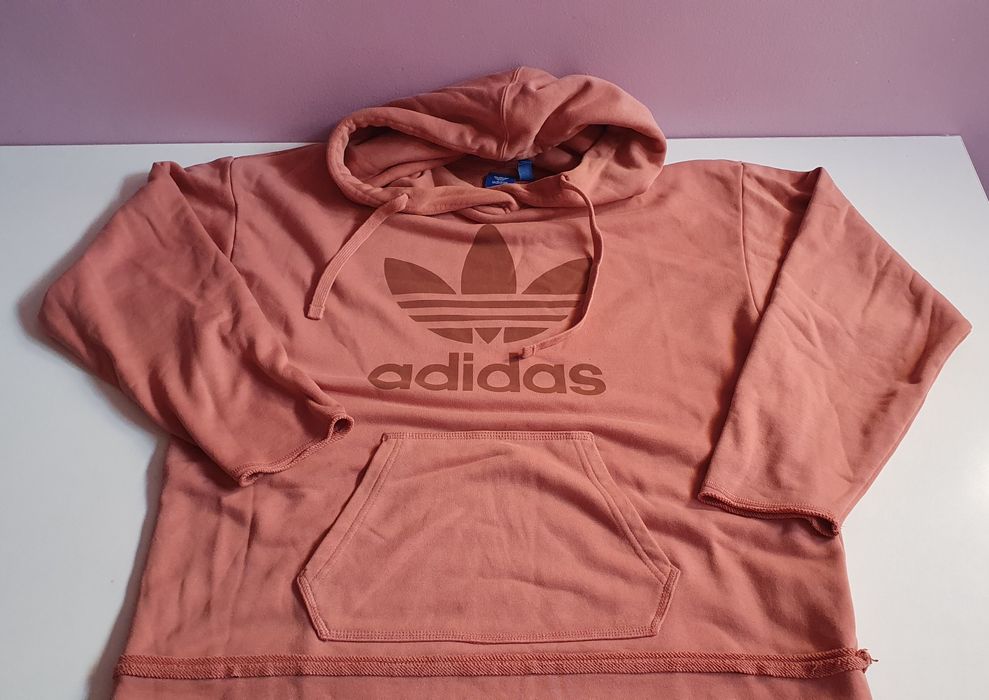 Bluza z kapturem, kangurka - Adidas - L, XL - unisex