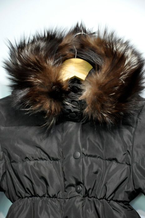 Зимний пуховик пальто на девочку 5-6 лет, рост 110-116 см