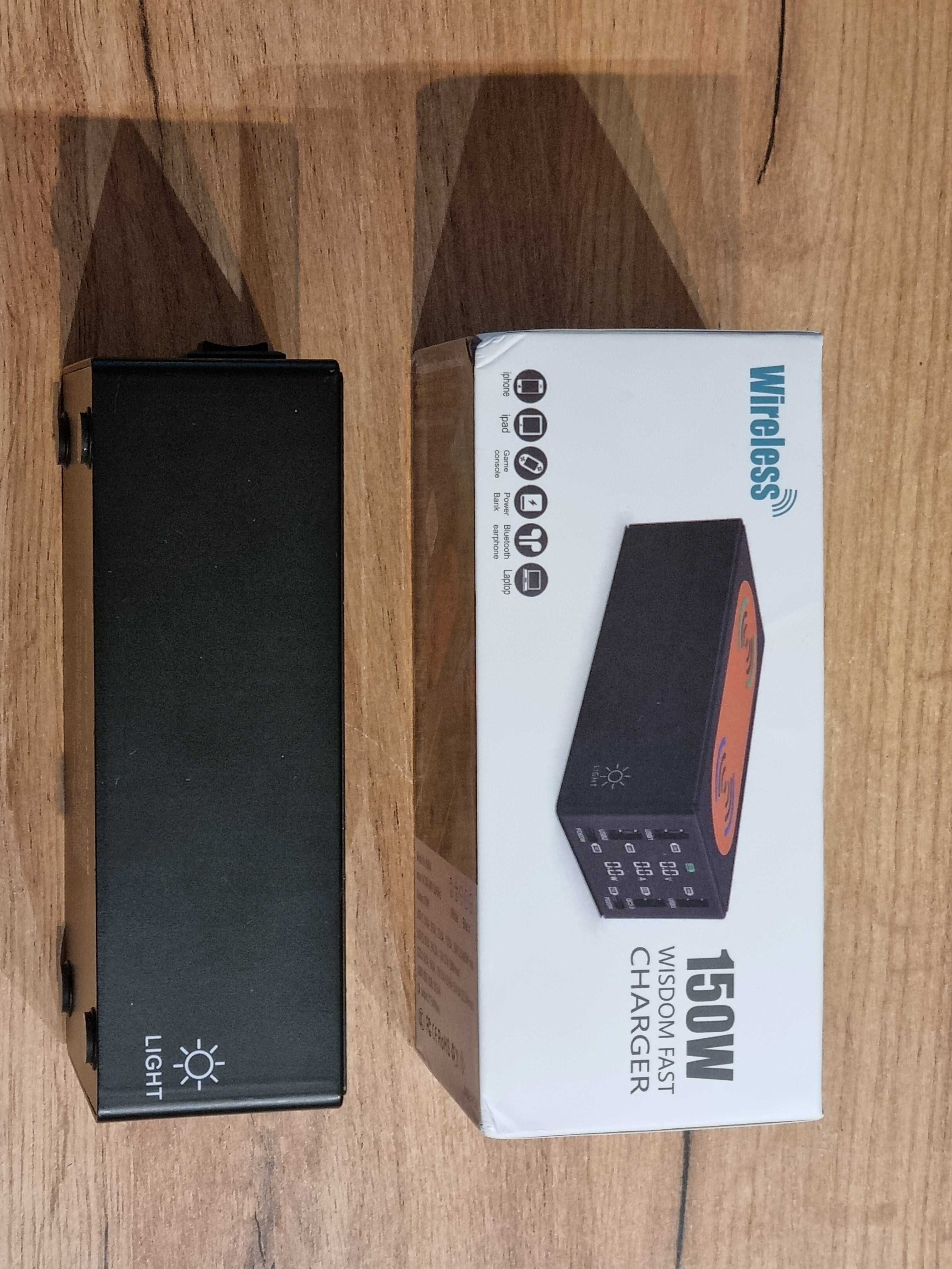 Stacja Ładująca - ładowarka 150W 6 portów w tym PD 65W QC3.0 bezprzewo