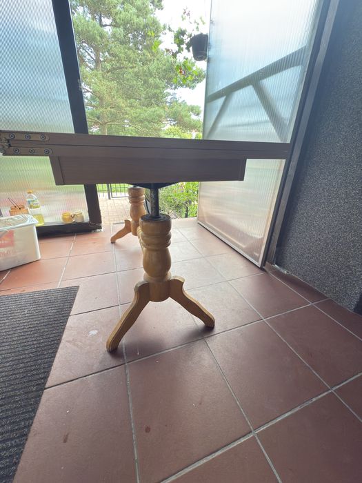 Stół do jadalni kuchni drewniany rozkładany duży reg.Wys. Kościerzyna