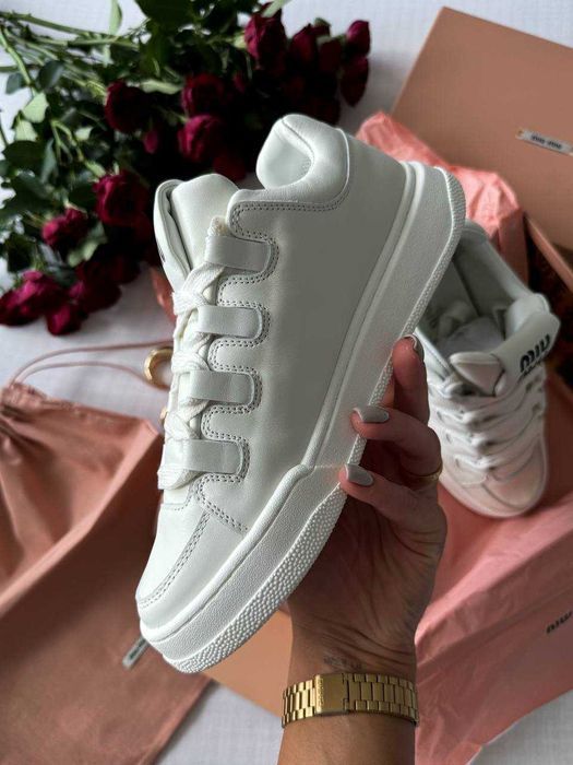 Кросівки Miu Miu Premium Full WHite