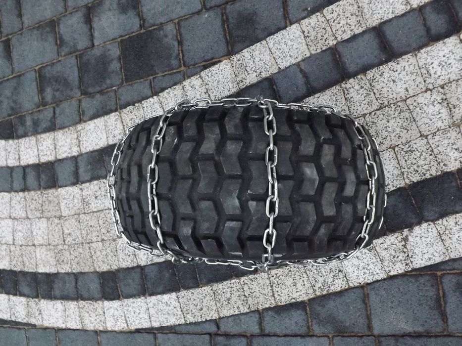 Łańcuchy na koła do traktorka kosiarki quada