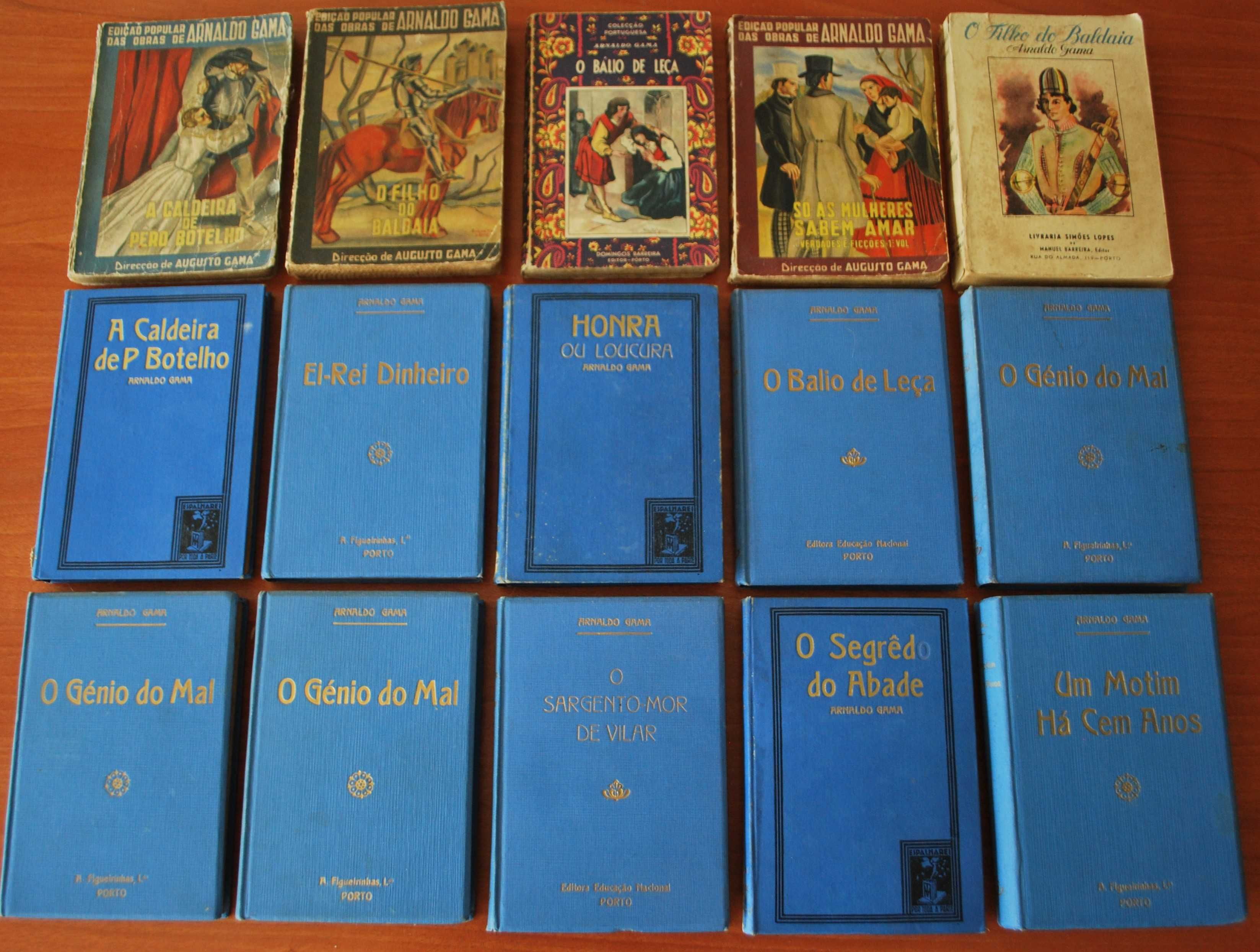 Arnaldo Gama - Vários Livros (Edições de 1935, 1936, 1937, 1950, 1952)