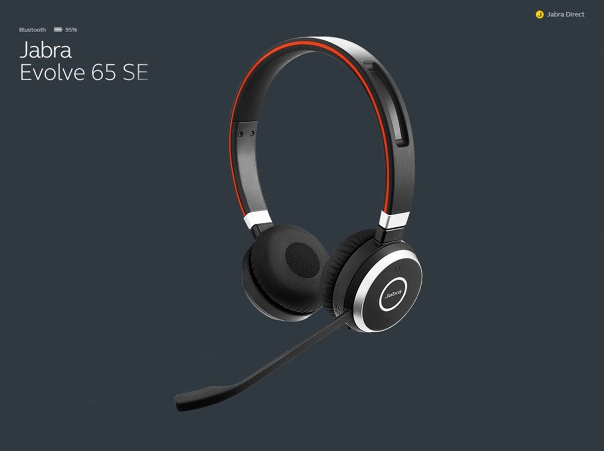 NOWE słuchawki Jabra Biznes bluetooth evolve 65 SE UC link 380A