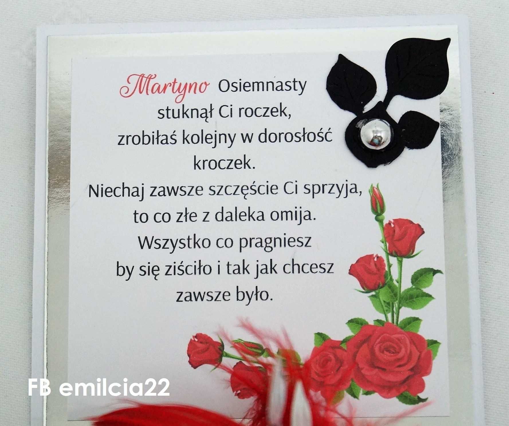 BOX urodzinowy jako dodatek do prezentu z okazji 18 urodzin
