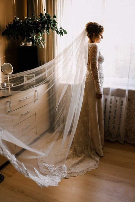 Wyjątkowa suknia ślubna Vanilla Sposa 1855 + długi welon gratis