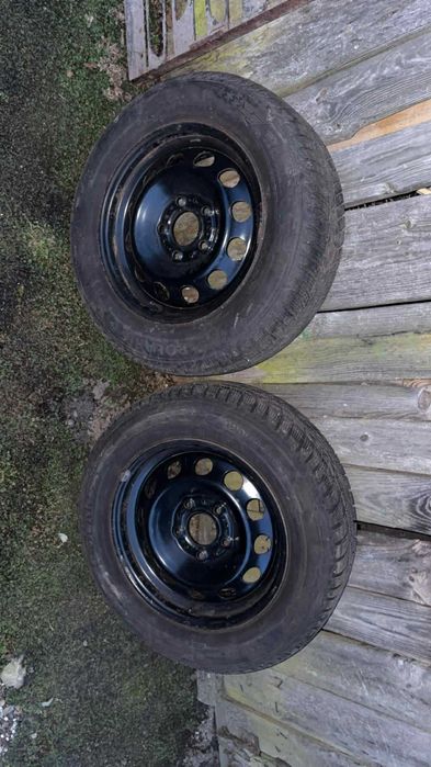 4x Opony zimowe Polaris 5 z Stalowkami 15 5x120