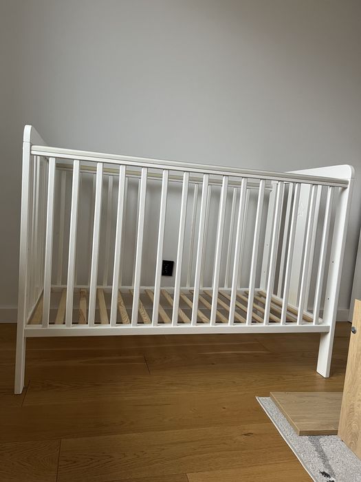 Łóżeczko dziecięce drewniane Woodies, do materaca 60x120