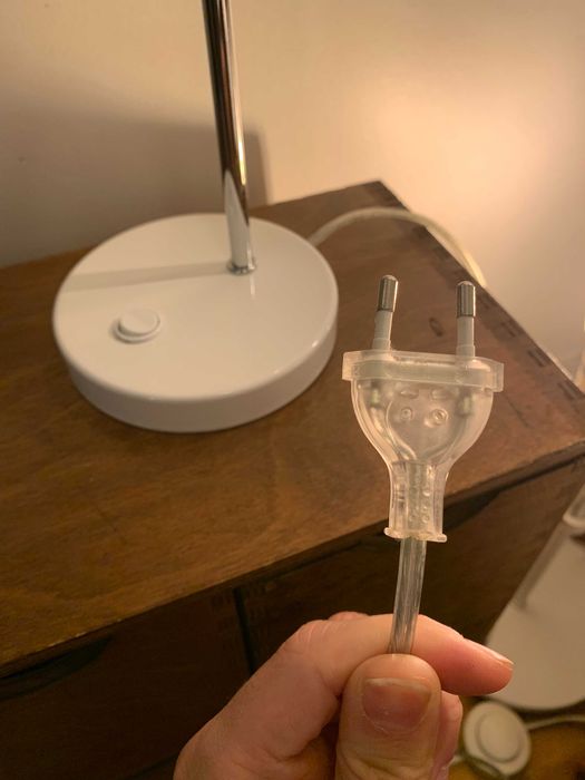 Candeeiro Branco esfera