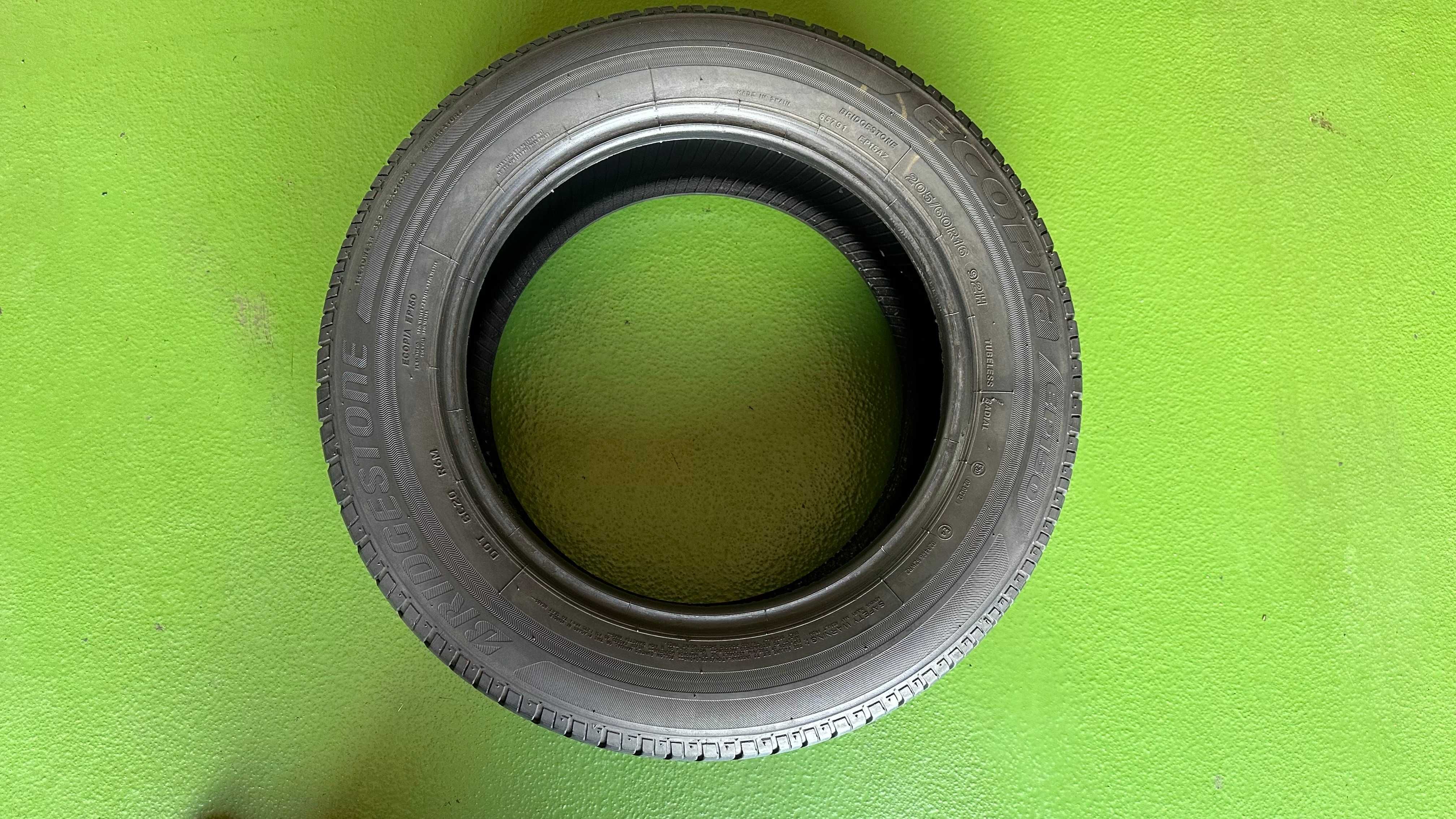 Komplet 205 60 R16 92H Bridgestone EcopiaEP150 bieżnik 2x4,8mm 2x4,4mm
