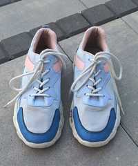 Adidasy buty sportowe niebieskie 36 23cm