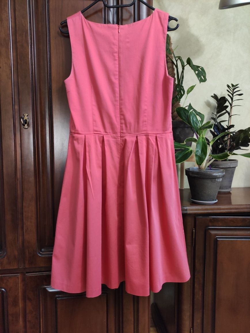 Różowa, bawełniana sukienka Marks&Spencer - 38