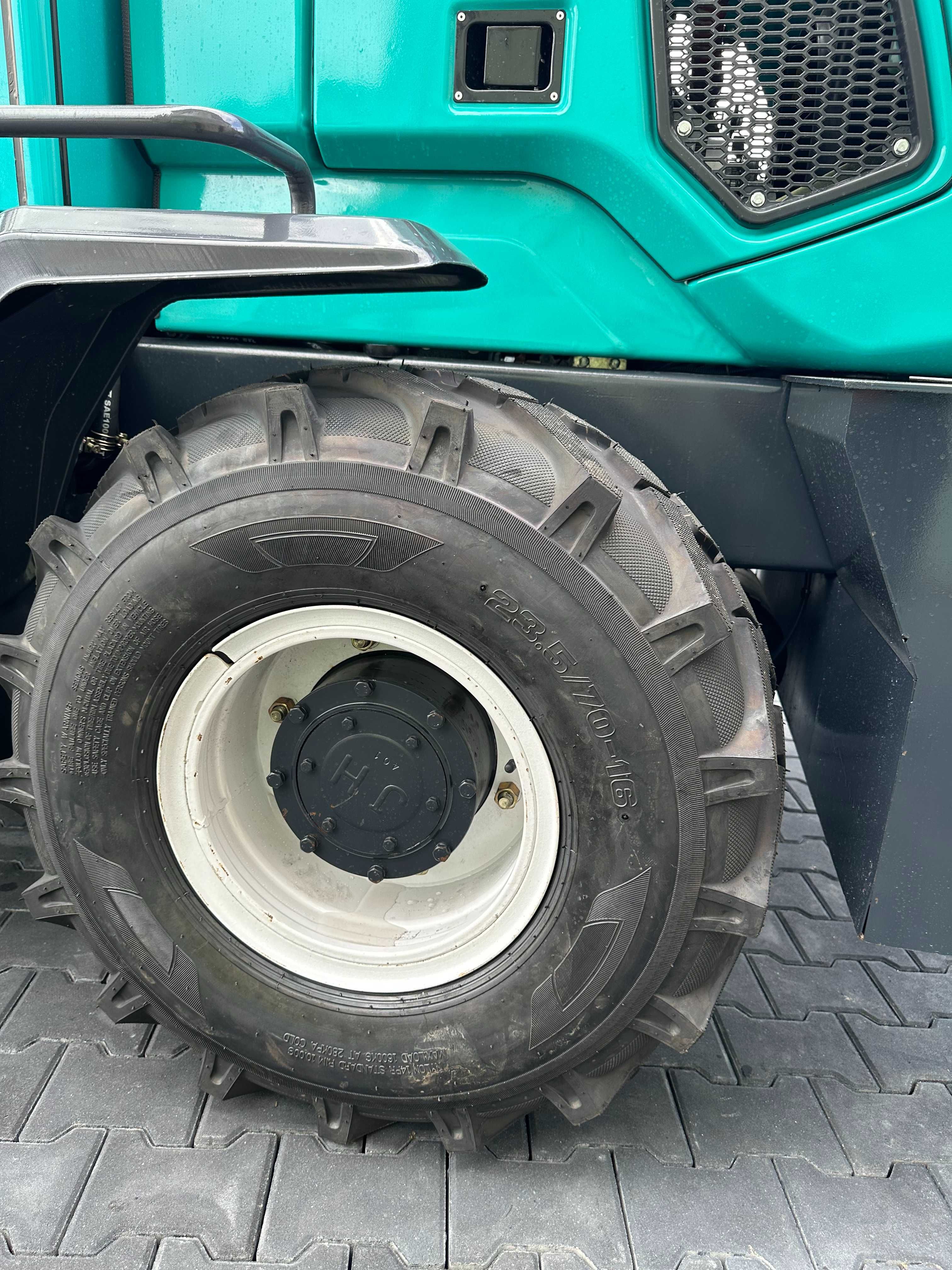 Wózek widłowy przegubowy terenowy 3,5t widlak 4x4