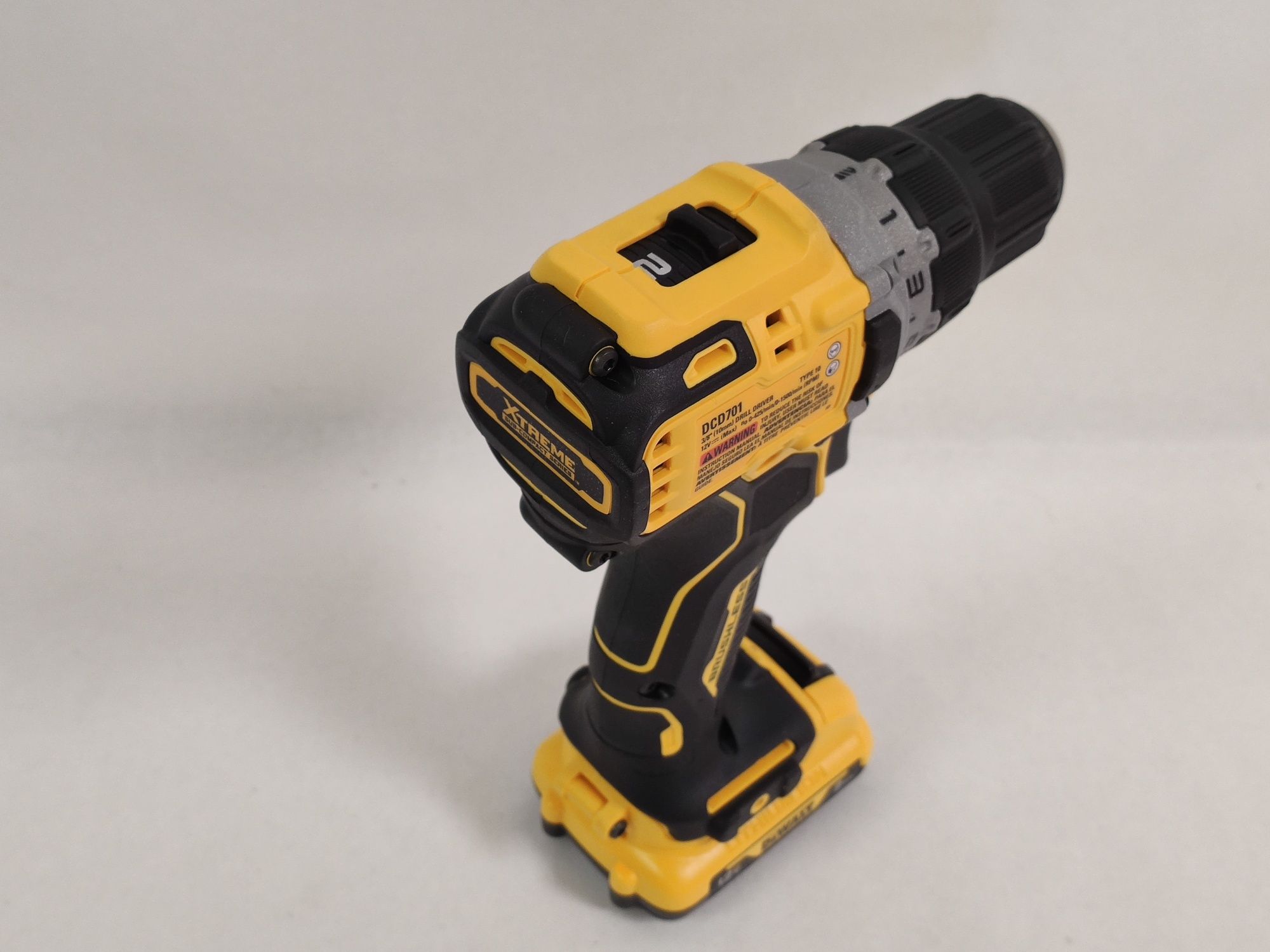 Оригінальний безщітковий дриль-шуруповерт DeWALT DCD701F2 Xtreme 12V