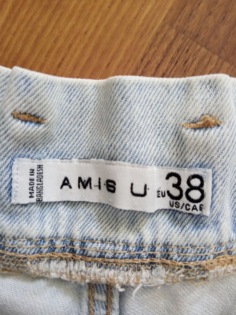 Майка топ рубчик H&M, шорти джинс Amisu розмір S-M
