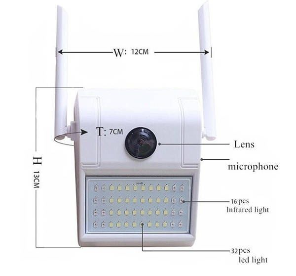 Камера видеонаблюдения WI-FI CAMERA D2 IP-камера с датчиком движения