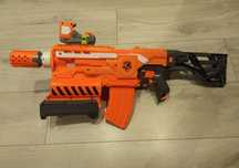 Karabin pistolet NERF z wyposażeniem