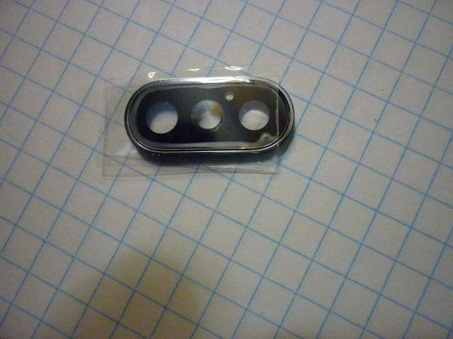 Стекло камеры для iPhone X, черный цвет, материал стекло