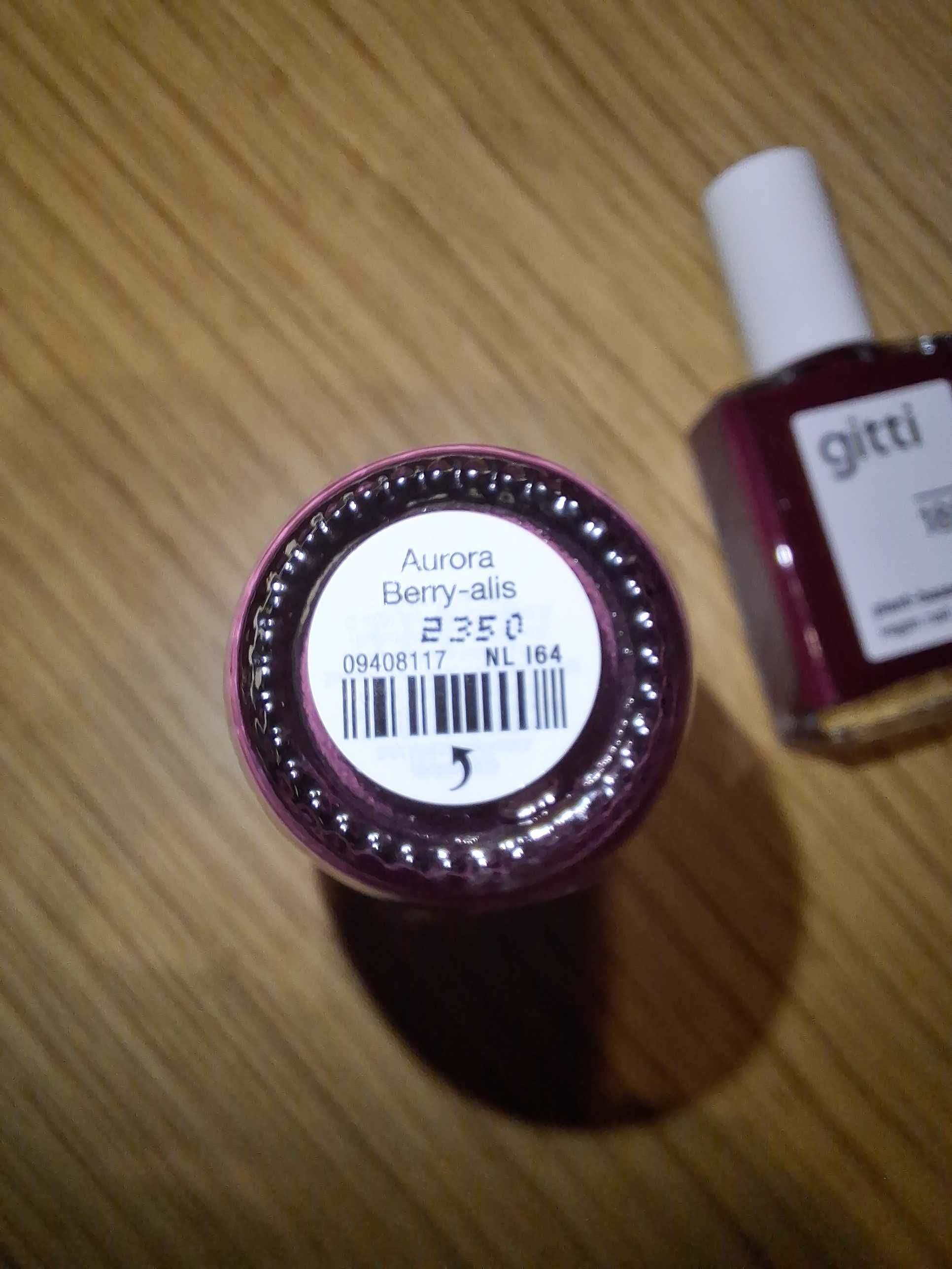 Opi lakier Aurora Berry-alis i Gitti nr 185