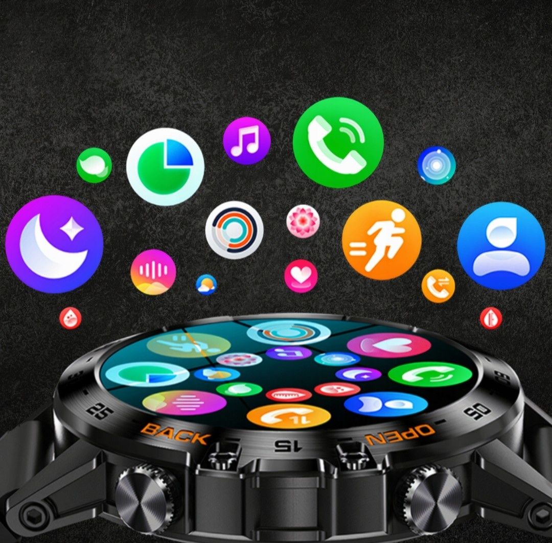 Smartwatch VESS K52 Polskie Smart Watch inteligenty zegarek rozmowy NO