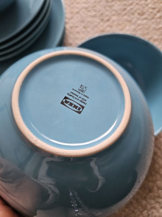 Zestaw talerzy obiadowy serwis ikea