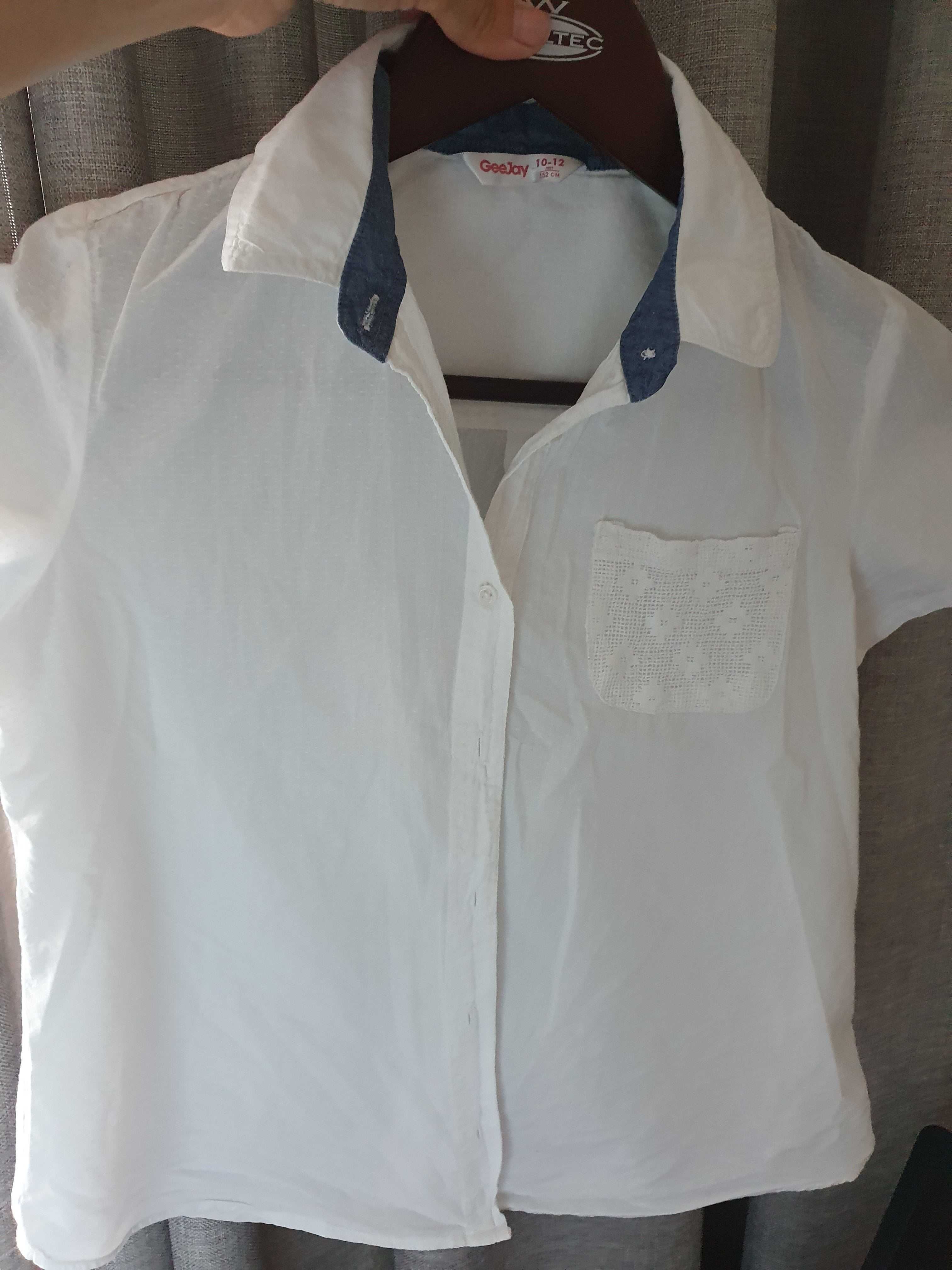 Блузки -короткий рукав, рубашка 146 рост