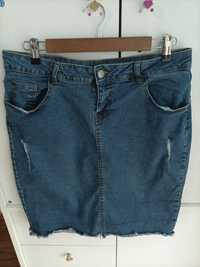 Spódnica damska jeansowa xxl